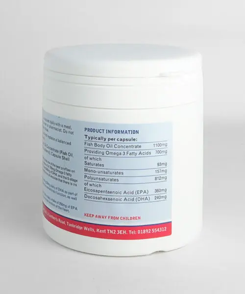 Alternative view of Lamberts Pure Fish Oil, 1100mg, 180 Caps