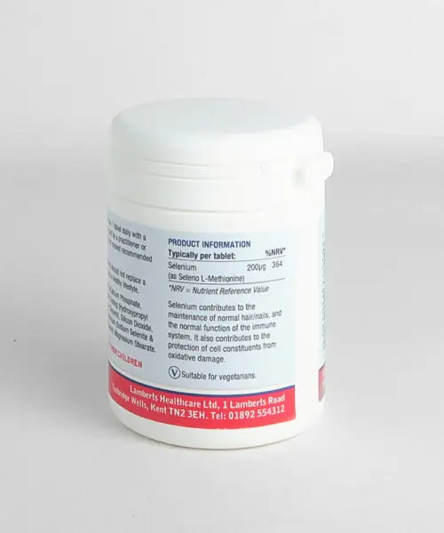 Alternative view of Lamberts Selenium 200µg 60 Tabs