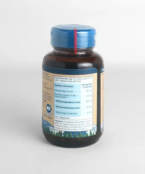 Alternative view of Wiley's Wild Alaskan Fish Oil Minis 60's