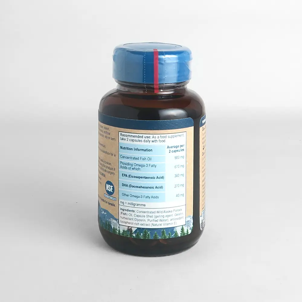 Wiley's Wild Alaskan Fish Oil Minis 60's - Image 2