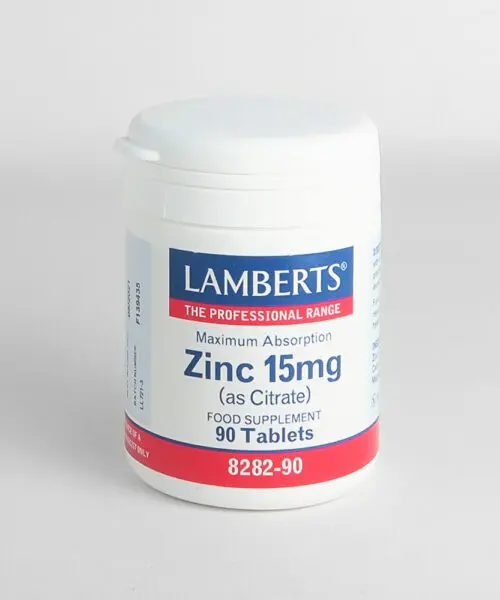 Lamberts Zinc Citrate, 15mg, 90 tabs