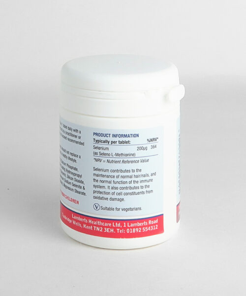 Alternative view of Lamberts Selenium 200µg 60 Tabs