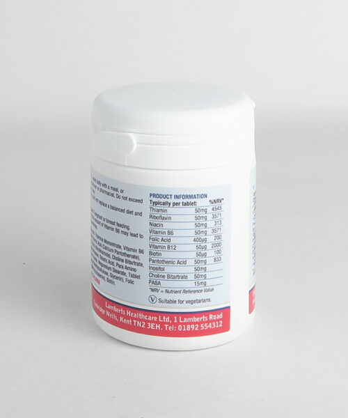 Alternative view of Lamberts vitamin B-50 Complex, 60 Tabs